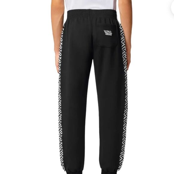 VERSACE Greca Signature Accent Gym Sweatpants $625 - Picture 5 of 8